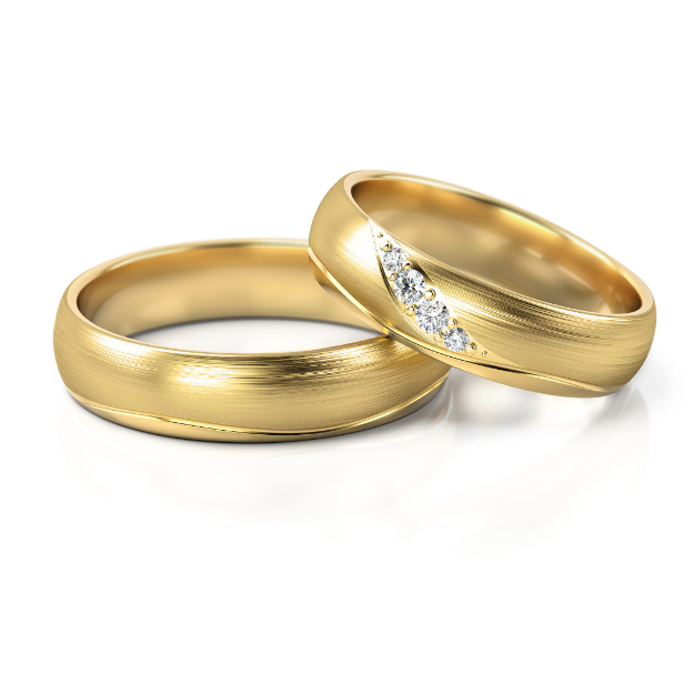 Bild von Trauringe "Flow" - 283 G