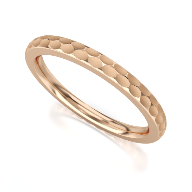 Bild von Memoire-Ring „Der erste Kuss“_518 Roségold