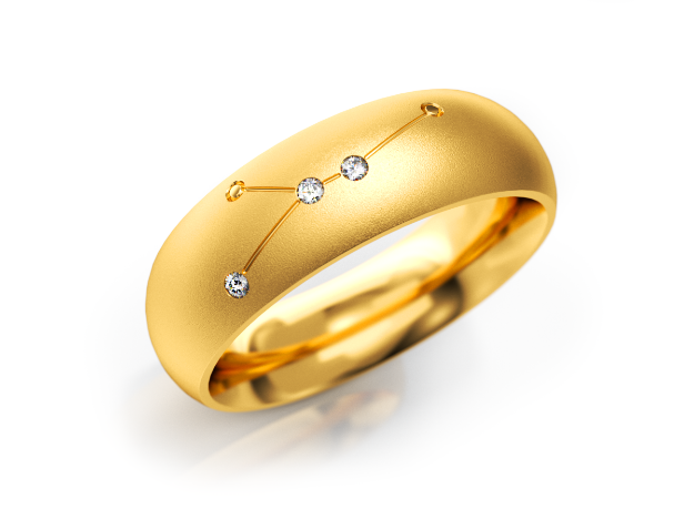 Bild von Zodiac-Ring "Krebs"_606 G
