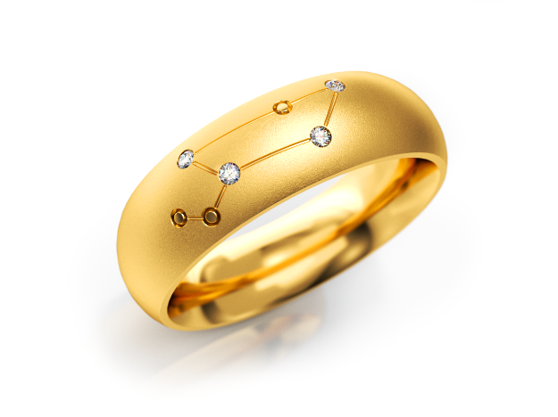 Bild von Zodiac-Ring "Löwe"_607 G