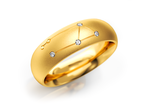 Bild von Cosmic Zodiac Ring "Waage"_609 G