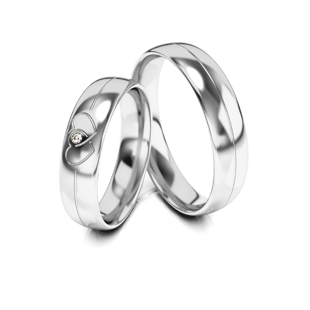 Bild von Trauringe "Romantische"_330 W