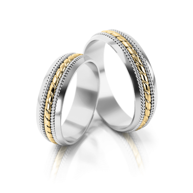 Bild von Trauringe "Boho" - 69 GW_2