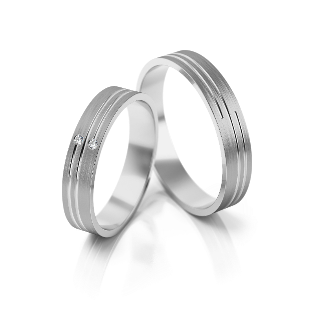 Bild von Trauringe "Minimalistisch" - 208 W