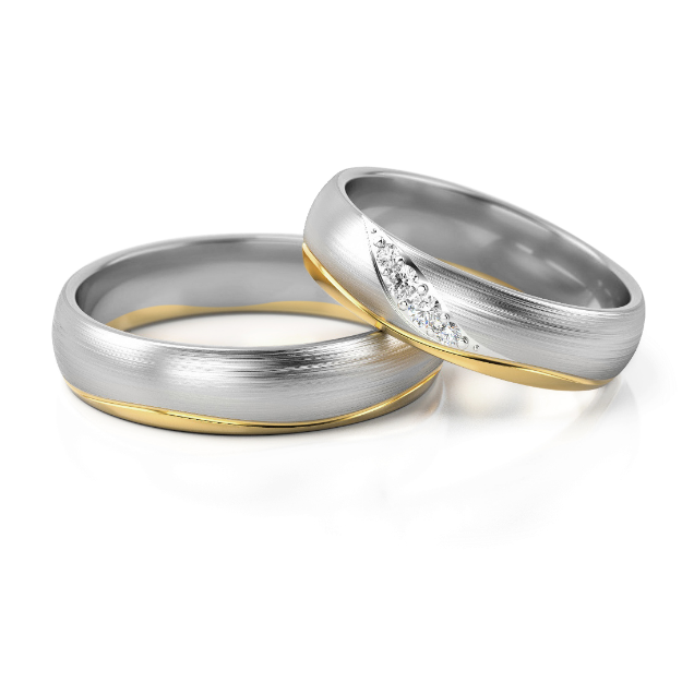 Bild von Trauringe "Flow" - 283 GW