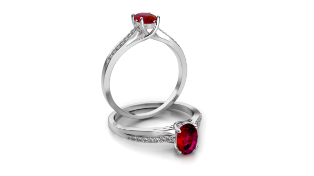 Bild von Verlobungsring - ST16 W