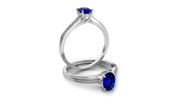 Bild von Verlobungsring - ST18 W