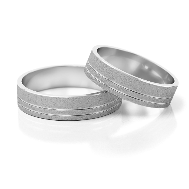 Bild von Trauringe "Minimalistisch" - 127 W